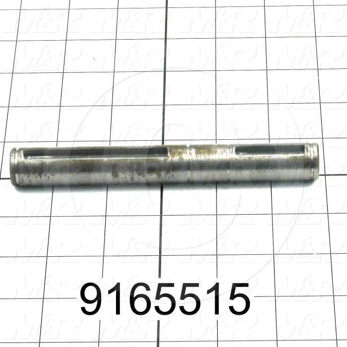 Fabricated Parts, Pulley Shaft, 5.63 in. Length, 0.71 in. Diameter