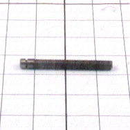 Fabricated Parts, Pusher, 3.00 in. Length, 0.31 in. Diameter, 5/16-18 Thread Size