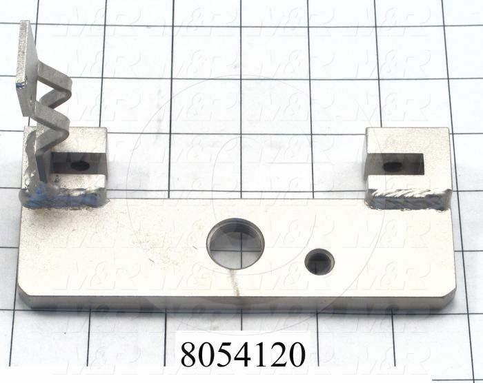 Fabricated Parts, Rear Adjustment Bracket, 5.75 in. Length, 3.53 in. Width, 2.30 in. Height