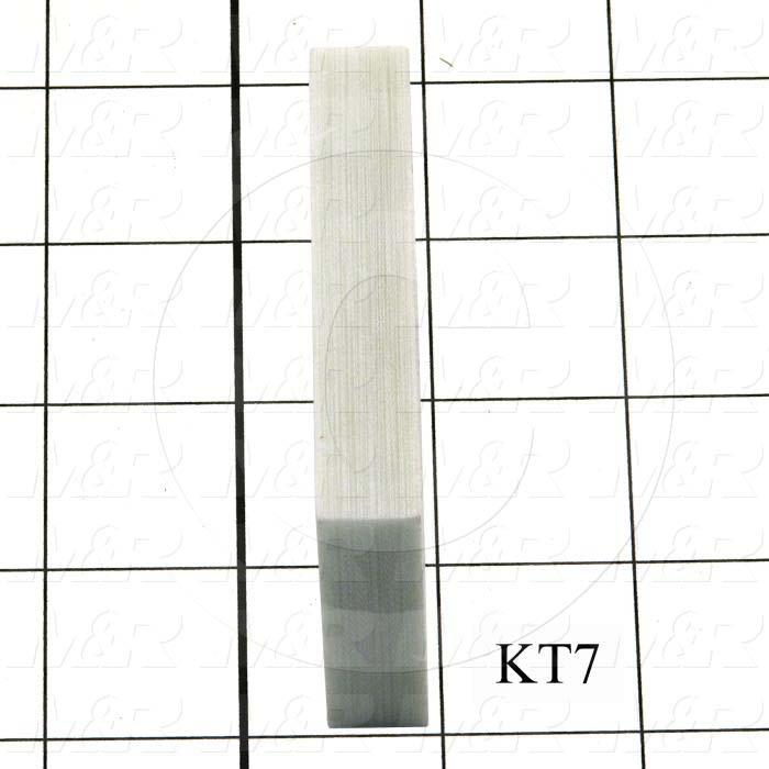 Fabricated Parts, Rear Lamp Holder Mounting, 2.82 in. Length, 2.00 in. Width, 0.50 in. Thickness