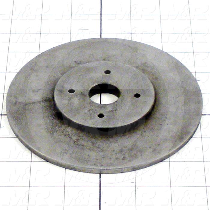 Fabricated Parts, Rear Lower Sealing Disc, 6.00 in. Diameter, 0.43 in. Thickness
