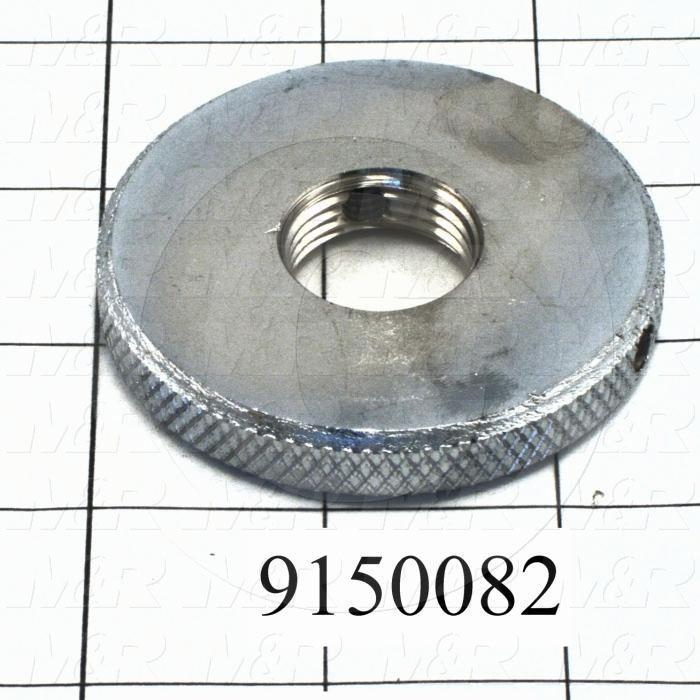 Fabricated Parts, Rear Micro Lock Nut, 2.50 in. Diameter, 0.38 in. Thickness