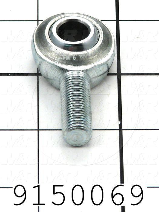 Fabricated Parts, Rear Micro Mounting Rod End, 2.08 in. Length, 0.83 in. Diameter