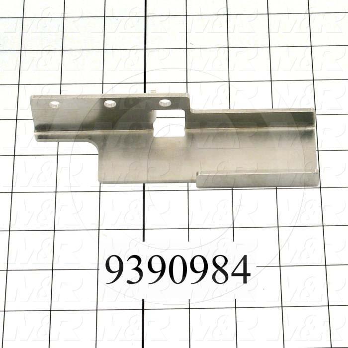 Fabricated Parts, Rear Micro Retriever-Left C, 6.50 in. Length, 1.78 in. Width, 1.40 in. Height, 11 GA Thickness, Nickel Plated Finish