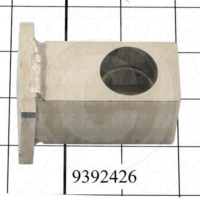 Fabricated Parts, Rear Micro Weld, 3.00 in. Length, 2.00 in. Width, 1.63 in. Height, Nickel Plated Finish