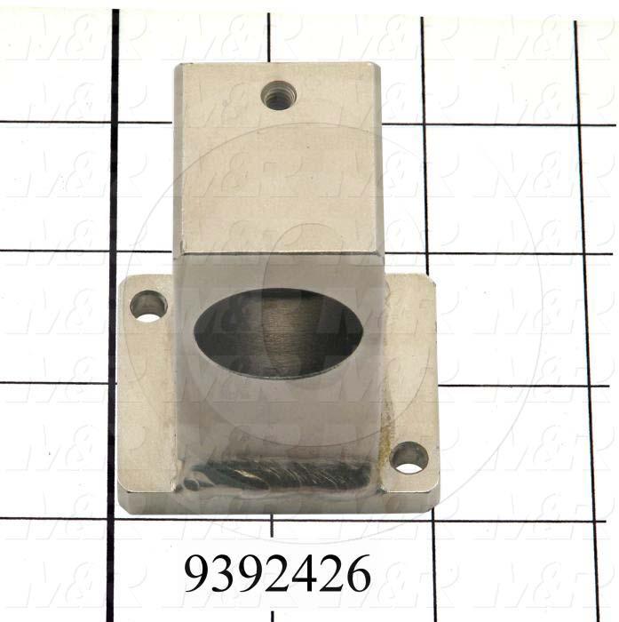 Fabricated Parts, Rear Micro Weld, 3.00 in. Length, 2.00 in. Width, 1.63 in. Height, Nickel Plated Finish