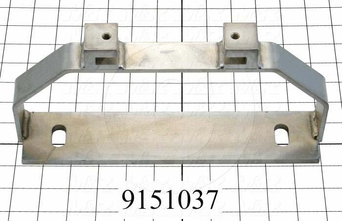 Fabricated Parts, Rear Mounting Bracket, 11.25 in. Length, 2.25 in. Width, 5.25 in. Height