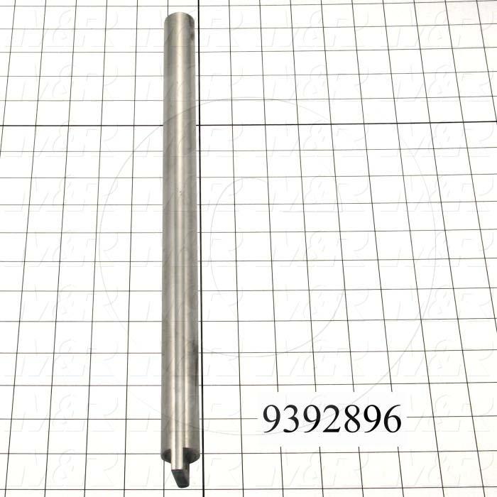 Fabricated Parts, Rear Off Contact Slider, 15.88 in. Length, 1.00 in. Diameter