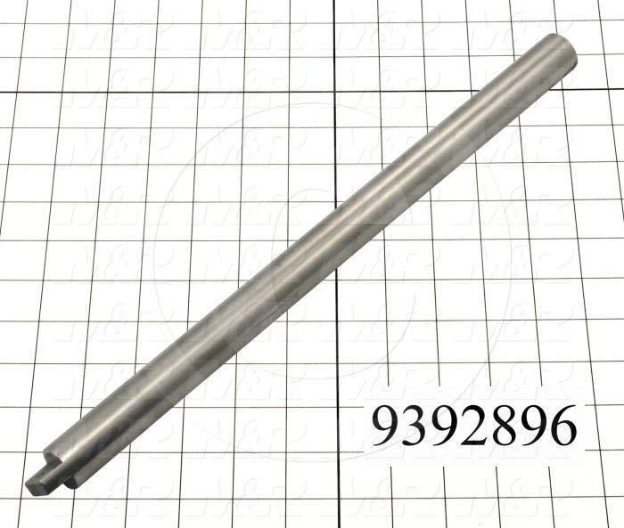 Fabricated Parts, Rear Off Contact Slider, 15.88 in. Length, 1.00 in. Diameter