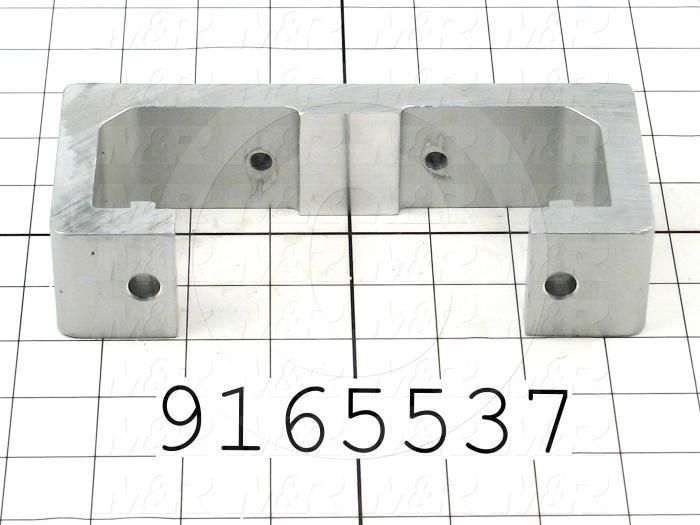 Fabricated Parts, Rear Screen Hold Bracket, 7.06 in. Length, 3.00 in. Width, 1.61 in. Height