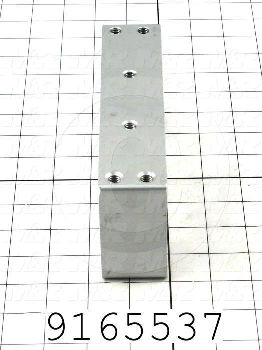 Fabricated Parts, Rear Screen Hold Bracket, 7.06 in. Length, 3.00 in. Width, 1.61 in. Height