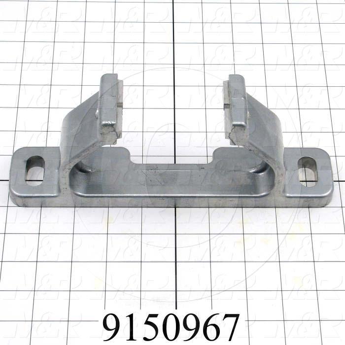 Fabricated Parts, Rear Screen Holder Casting, 9.75 in. Length, 2.00 in. Width, 3.69 in. Height