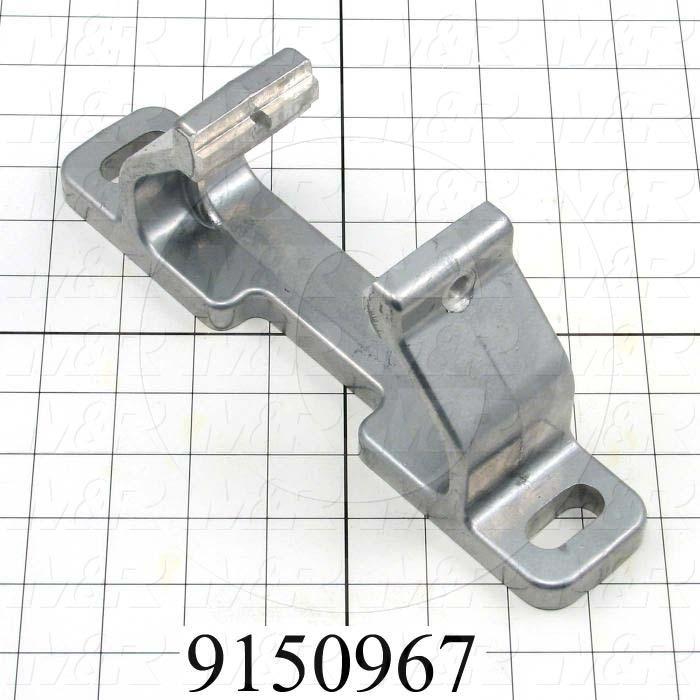 Fabricated Parts, Rear Screen Holder Casting, 9.75 in. Length, 2.00 in. Width, 3.69 in. Height