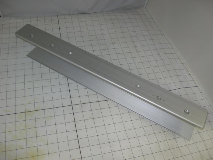 Fabricated Parts, Rear Scrn Hldr For Air Locks C, 23.00 in. Length, 3.35 in. Width, 2.37 in. Height, As Material Finish