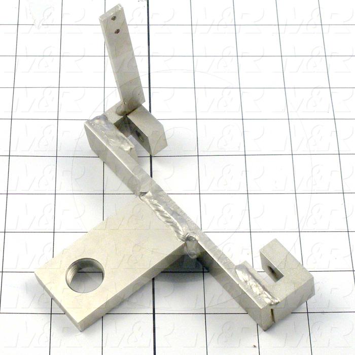 Fabricated Parts, Rear Shock Bracket, 5.75 in. Length, 4.09 in. Width, 3.50 in. Height