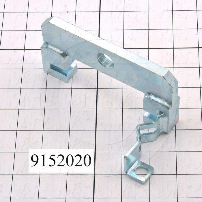 Fabricated Parts, Rear Shock Mounting Bracket, 5.75 in. Length, 3.00 in. Width, 3.00 in. Height