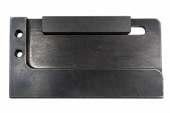 Fabricated Parts, Rear Stop Assembly, 5.70 in. Length, 3.03 in. Width, 3.03 in. Height