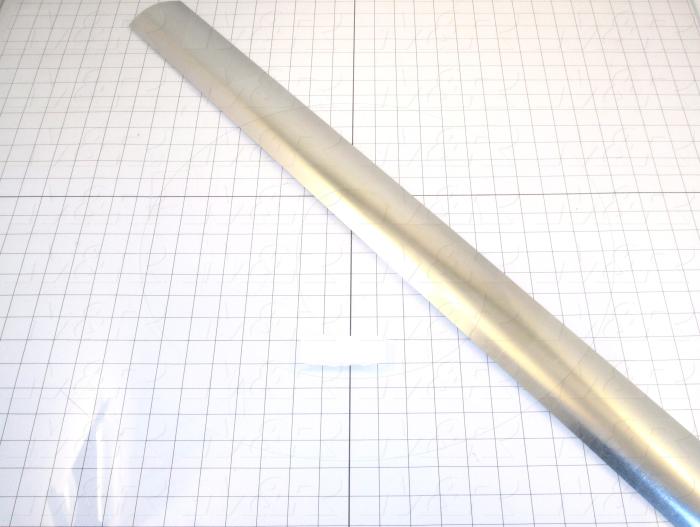 Fabricated Parts, Reflector Insert, 36.50 in. Length, 3.03 in. Width, 0.52 in. Height
