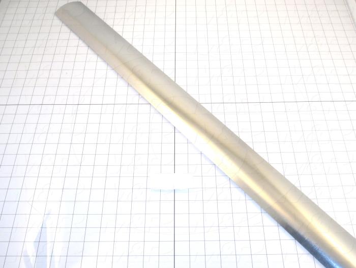 Fabricated Parts, Reflector Insert, 36.50 in. Length, 3.03 in. Width, 0.52 in. Height