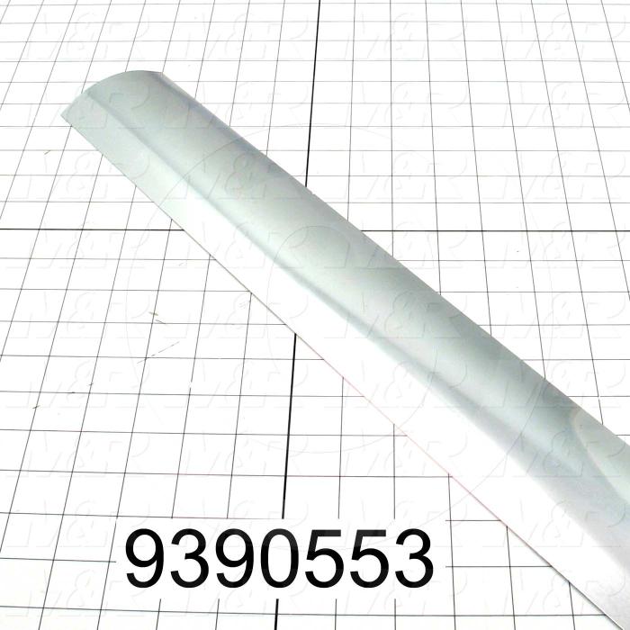 Fabricated Parts, Reflector Insert, 40.50 in. Length, 3.00 in. Width, 0.53 in. Height