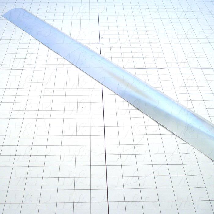 Fabricated Parts, Reflector Insert, 46.50 in. Length, 3.03 in. Width, 0.60 in. Height