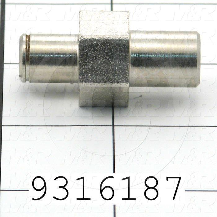 Fabricated Parts, Register Bearing Eccentric, 1.59 in. Length, 0.75 in. Width, 0.75 in. Height