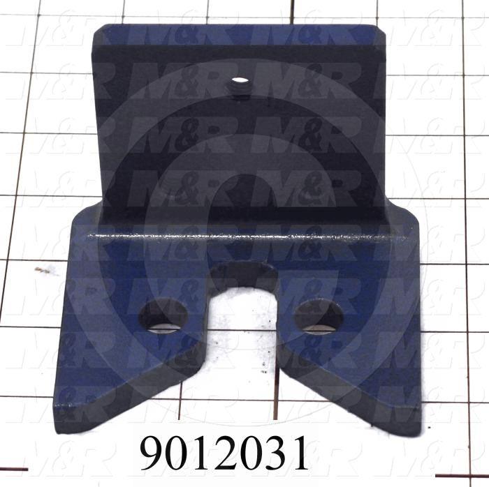 Fabricated Parts, Registration Bearing Mounting Bracket, 3.75 in. Length, 3.00 in. Width, 2.94 in. Height