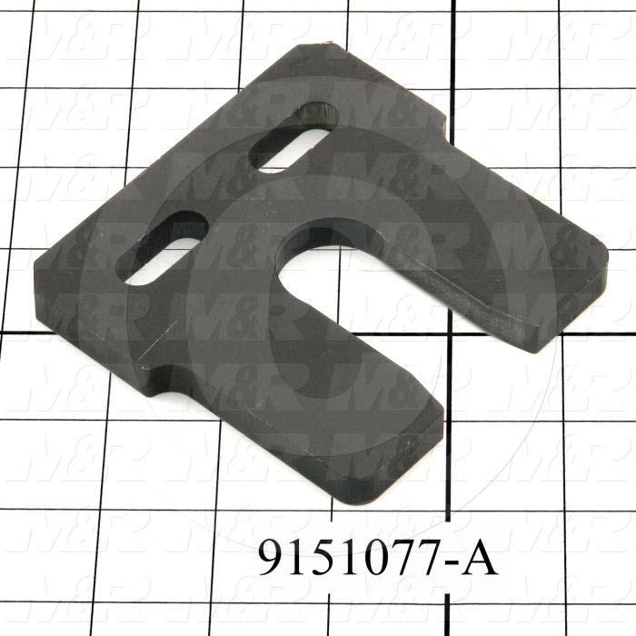 Fabricated Parts, Registration Fork, 4.00 in. Length, 3.81 in. Width, 0.38 in. Height