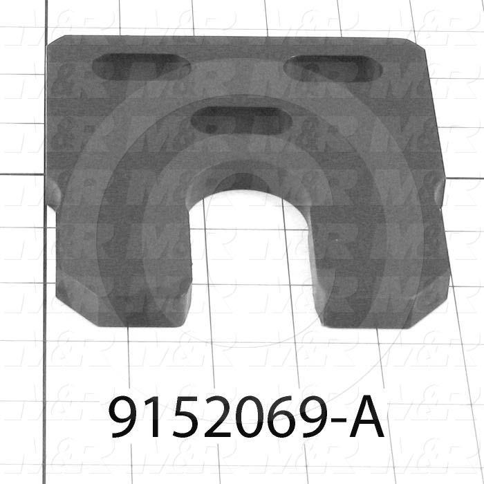 Fabricated Parts, Registration Fork, 5.00 in. Length, 5.00 in. Width, 0.50 in. Thickness