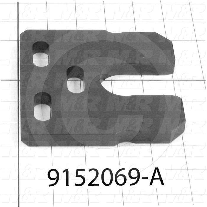 Fabricated Parts, Registration Fork, 5.00 in. Length, 5.00 in. Width, 0.50 in. Thickness