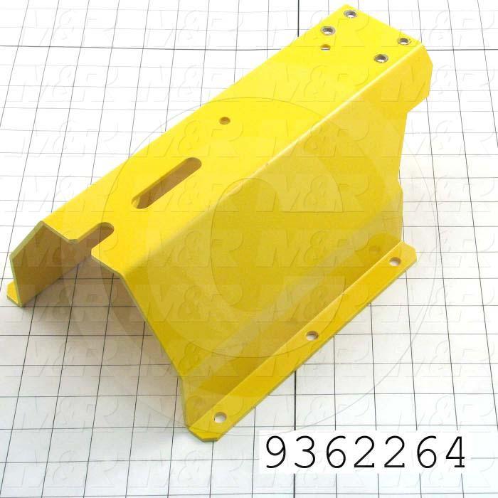 Fabricated Parts, Registration Fork Cover, 13.81 in. Length, 7.75 in. Width, 4.50 in. Height