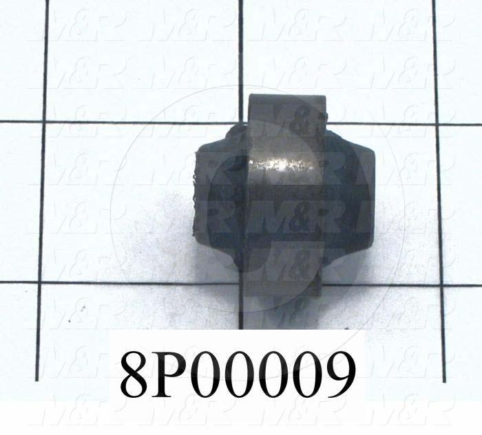 Fabricated Parts, Resilient Bushing, 1.31 in. Length, 1.38 in. Diameter