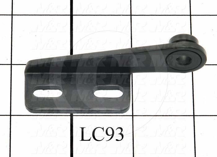 Fabricated Parts, Right Hinge Female Half, 3.00 in. Length, 0.87 in. Width, 0.90 in. Height, 11 GA Thickness