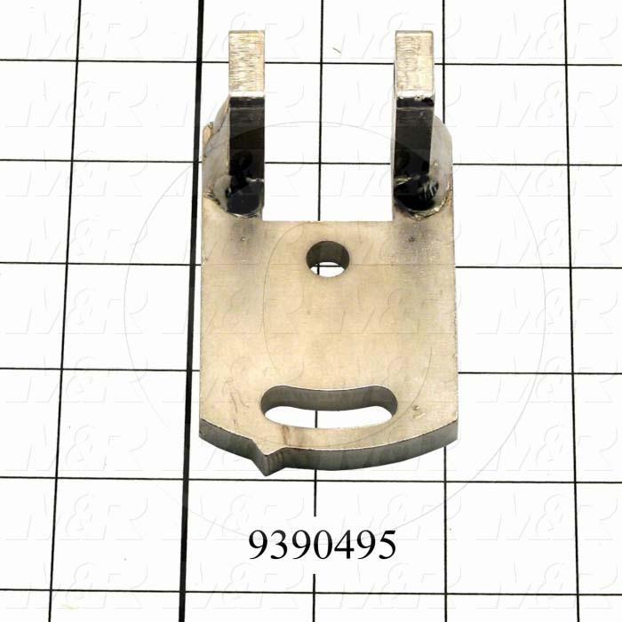 Fabricated Parts, Right Holder Bracket, 2.00 in. Length, 1.56 in. Width, 3.10 in. Height, OC50001 Nickel Plating Finish