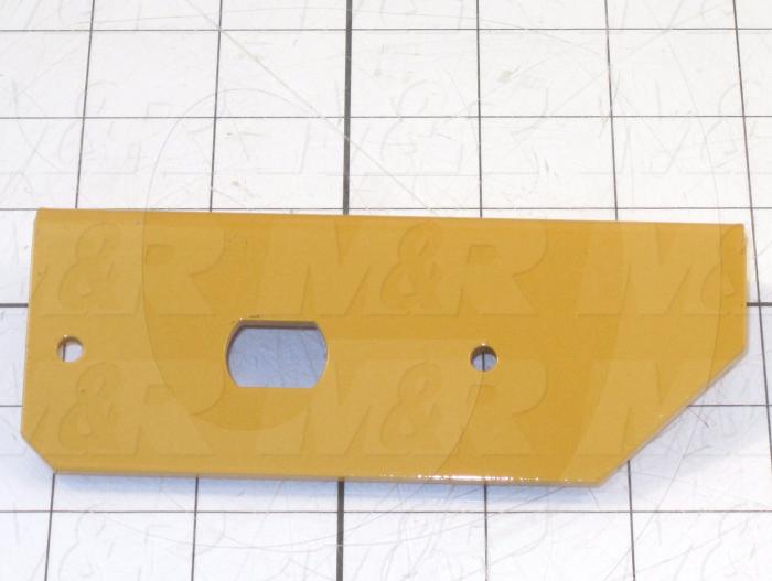 Fabricated Parts, Right Optical Bracket, 5.00 in. Length, 2.80 in. Width, 1.00 in. Height