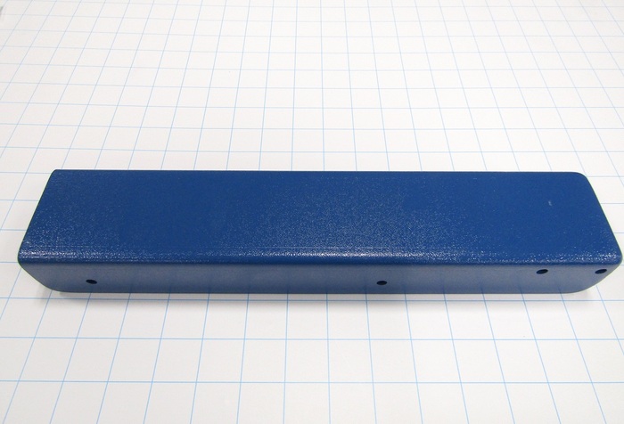 Fabricated Parts, RIght Side Screen Holder Weld, 13.75 in. Length, 2.75 in. Width, 1.75 in. Height, Painted Blue Finish