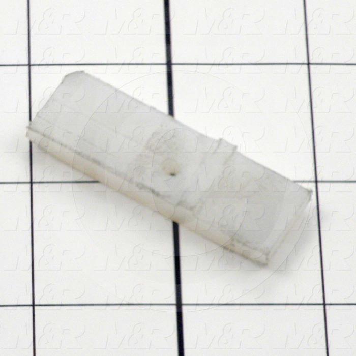 Fabricated Parts, Roller Support Top, 1.94 in. Length, 0.60 in. Width, 0.26 in. Height