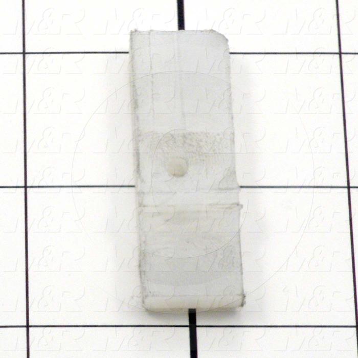 Fabricated Parts, Roller Support Top, 1.94 in. Length, 0.60 in. Width, 0.26 in. Height