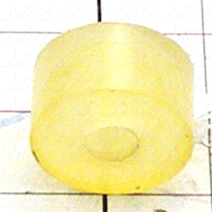 Fabricated Parts, Rubber Bushing, 0.80 in. Length, 1.50 in. Diameter, 0.48" ID
