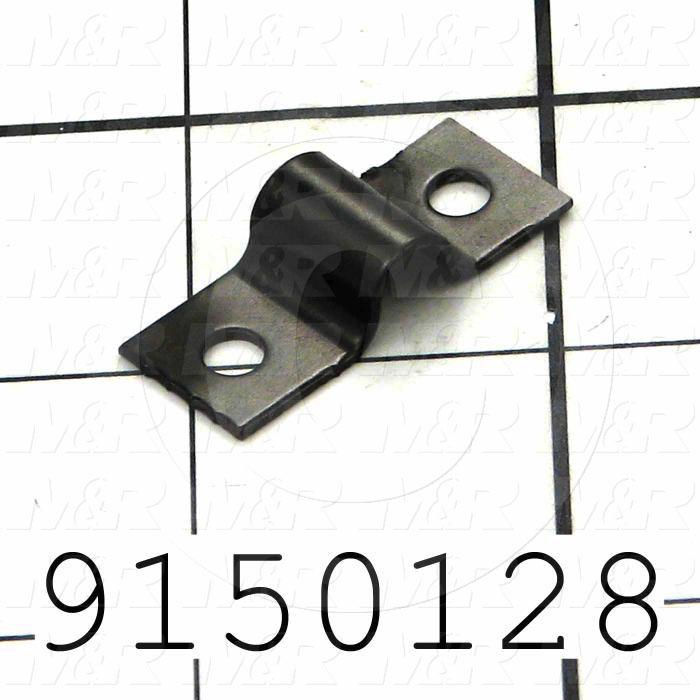 Fabricated Parts, Safety Cable Clip, 1.26 in. Length, 0.50 in. Width, 20 GA Thickness