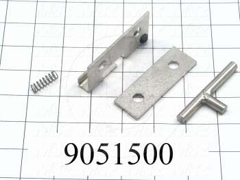 Fabricated Parts, Safety Lock Assembly, 3.77 in. Length, 1.14 in. Width, 1.42 in. Height