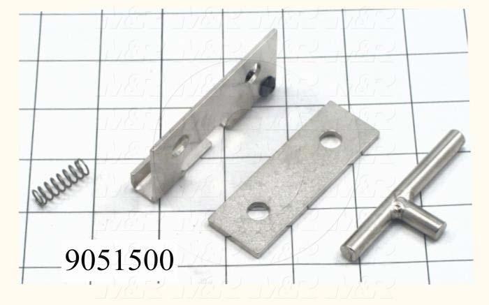 Fabricated Parts, Safety Lock Assembly, 3.77 in. Length, 1.14 in. Width, 1.42 in. Height