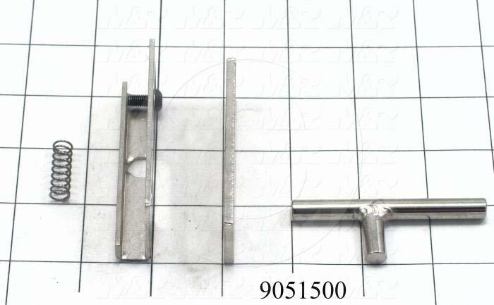 Fabricated Parts, Safety Lock Assembly, 3.77 in. Length, 1.14 in. Width, 1.42 in. Height