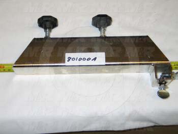 Fabricated Parts, Screen Arm Right Assembly, 12.00 in. Length, 1.75 in. Width, 3.75 in. Height