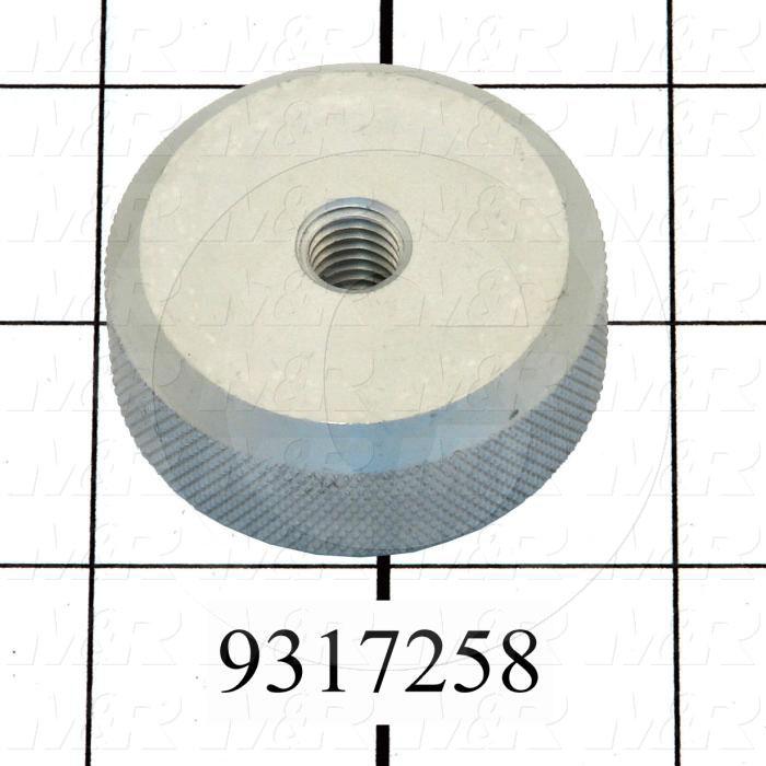 Fabricated Parts, Screen Clamp Lock Knob, 0.75 in. Length, 1.75 in. Diameter