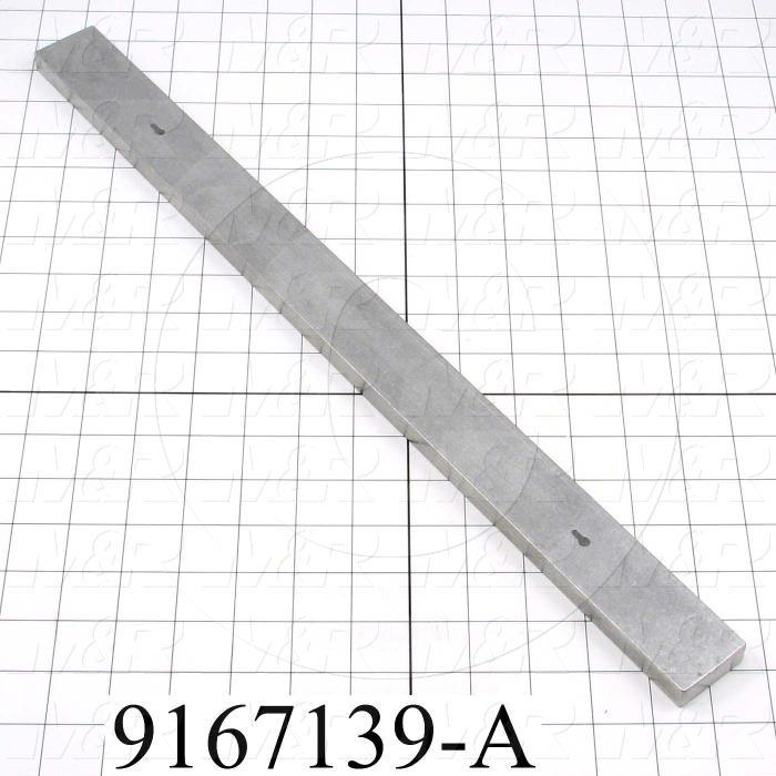 Fabricated Parts, Screen Frame Locking Bar, 20.00 in. Length, 1.50 in. Width, 0.50 in. Thickness
