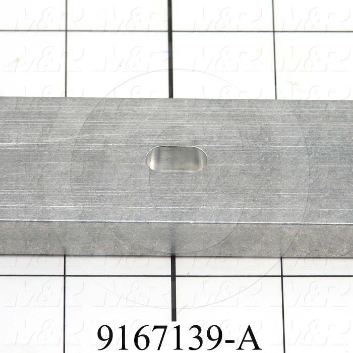 Fabricated Parts, Screen Frame Locking Bar, 20.00 in. Length, 1.50 in. Width, 0.50 in. Thickness