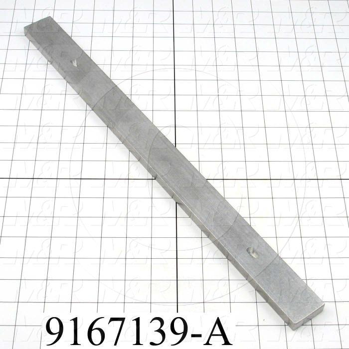 Fabricated Parts, Screen Frame Locking Bar, 20.00 in. Length, 1.50 in. Width, 0.50 in. Thickness