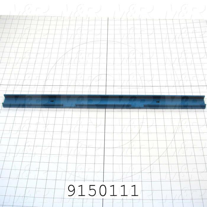 Fabricated Parts, Screen Frame Locking Bar, 25.00 in. Length, 1.58 in. Width, 0.88 in. Height