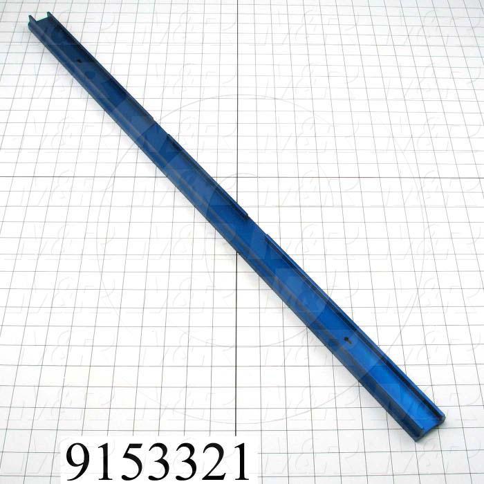 Fabricated Parts, Screen Frame Locking Bar, 33.00 in. Length, 1.58 in. Width, 0.88 in. Height